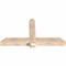 Ekena Millwork Eugene Smooth Timber Gable Bracket, Douglas Fir, 60"W x 32"H x 5 1/2"D x 5 1/2"F, 13/12 Pitch GBW060X32X0606EUG00SDF - alternate 3